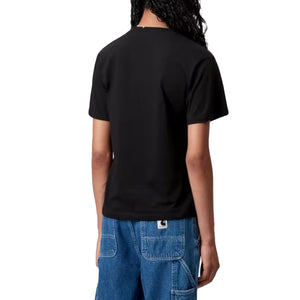 W' S/S POCKET T-SHIRT BLACK - Maglietta Girocollo Donna Nera I032215 89XX CARHARTT WIP 