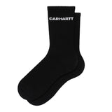 W' LINK SOCKS BLACK - Calzini Neri Donna  ACCESSORI CARHARTT WIP
