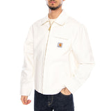 Detroit Jacket Wax / Waz - Giacca con Zip Uomo Bianca  Uomo CARHARTT WIP
