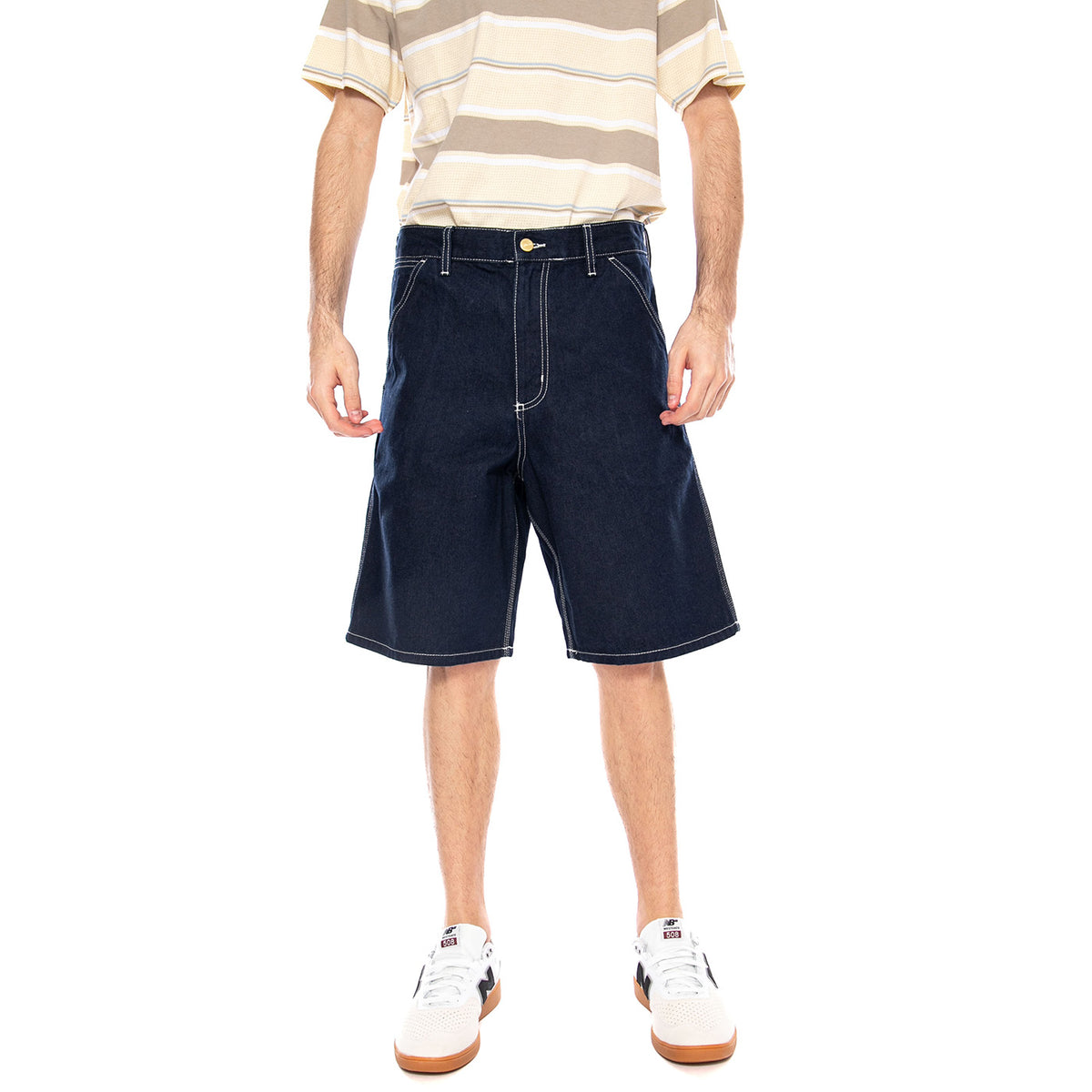 Simple Short Blue - Bermuda Denim Jeans Uomo Blu I033333 012Y CARHARTT WIP 