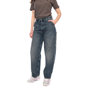 W' Brandon Single Knee Pant Blu - Pantaloni Denim Jeans Donna Blu I034225 014L CARHARTT WIP 