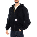 OG Active Jacket Black - Giacca con Cappuccio e Zip Uomo Nera  Uomo CARHARTT WIP