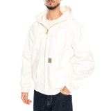 OG Active Jacket Wax - Giacca con Cappuccio e Zip Uomo Bianca  Uomo CARHARTT WIP