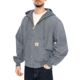 OG Active Jacket Cozy Blue - Giacca con Cappuccio e Zip Uomo Blu  Uomo CARHARTT WIP