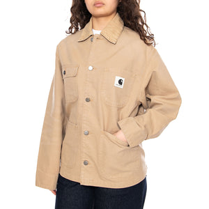 W' OG Michigan Coat - Giacca Donna Beige I034843 0ME4O CARHARTT WIP 