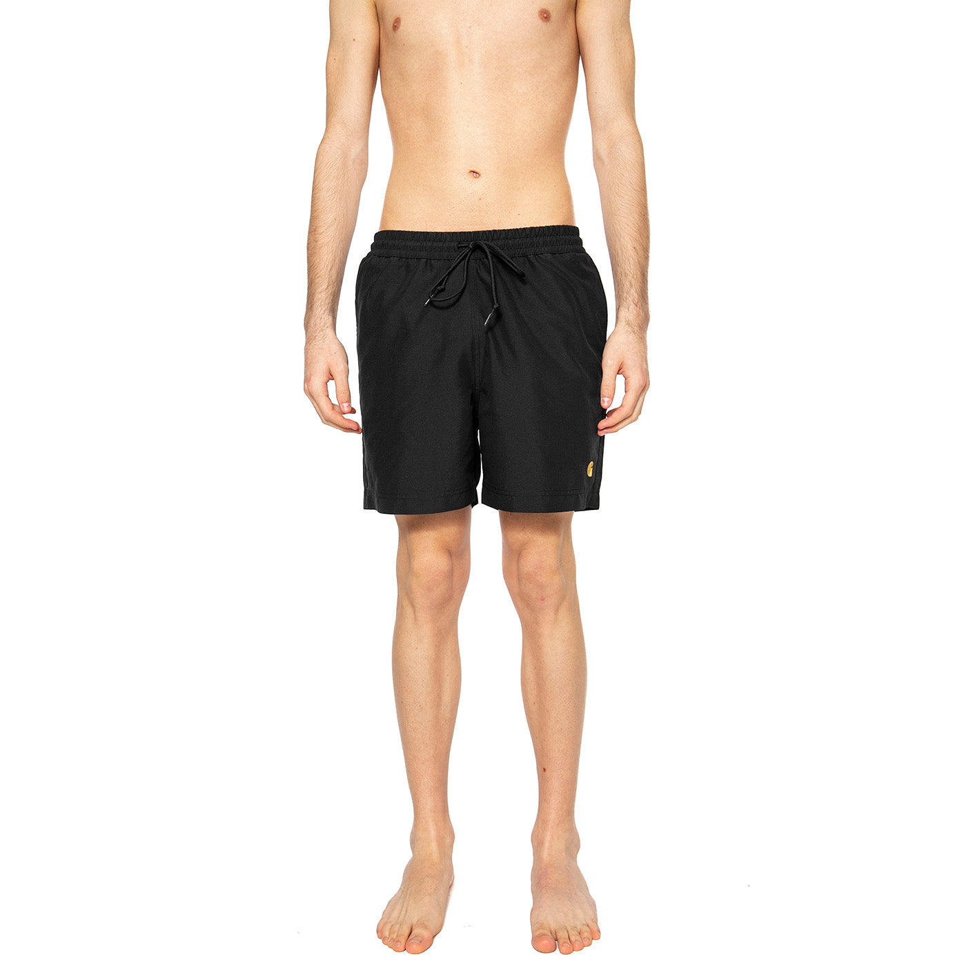 CHASE SWIM TRUNKS BLACK / GOLD - Costume da Bagno Uomo Nero I035062 00FXX CARHARTT WIP 