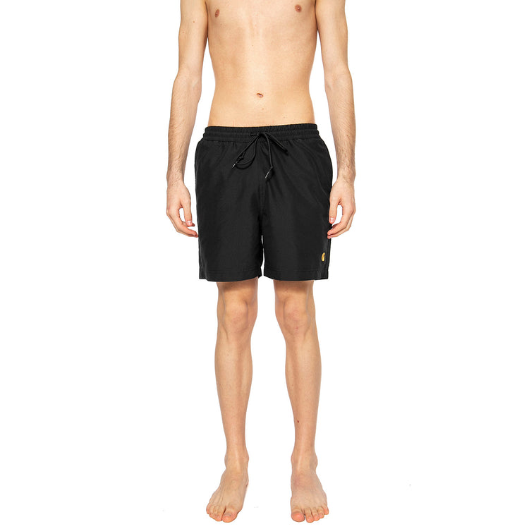 CHASE SWIM TRUNKS BLACK / GOLD - Costume da Bagno Uomo Nero I035062 00FXX CARHARTT WIP 