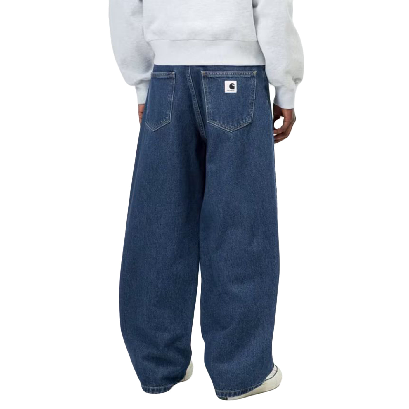 W' BRANDON PANT BLUE, STONE WASHED - Pantaloni Denim Jeans Donna Blu I035892 106 CARHARTT WIP 
