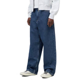 W' BRANDON PANT BLUE, STONE WASHED - Pantaloni Denim Jeans Donna Blu  Donna CARHARTT WIP