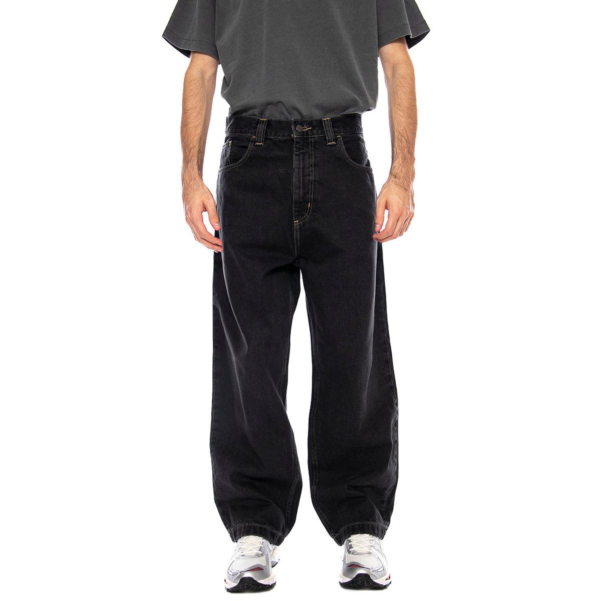 Brandon Pant Jeans Black Stone Washed - Pantaloni Uomo Neri I035893 8906 CARHARTT WIP 