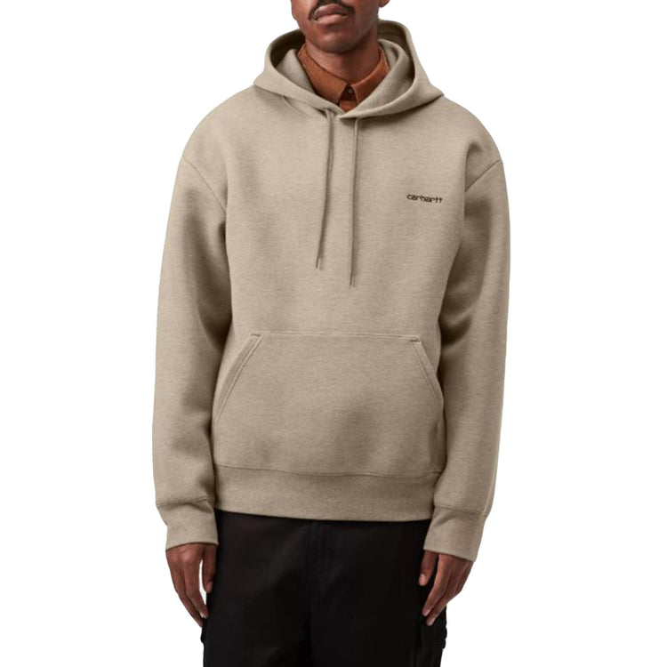 HOODED ALDA SWEAT BRASS / BLACK - Felpa con Cappuccio Uomo Beige I036055 1M5XX CARHARTT WIP 