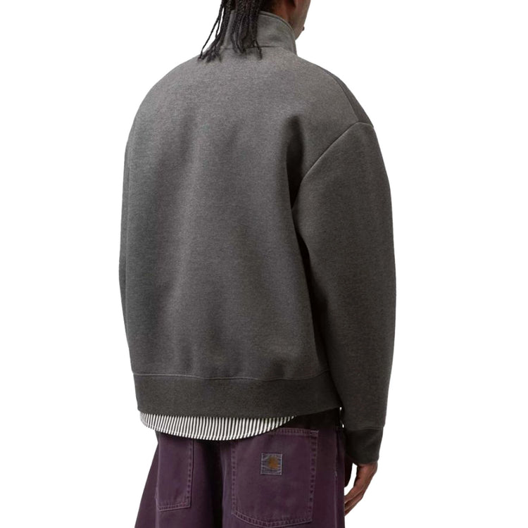 ALDA ZIP SWEAT JACKET BLACK / WHITE - Felpa / Giacca con Zip Uomo Nera I036056 0D2XX CARHARTT WIP 