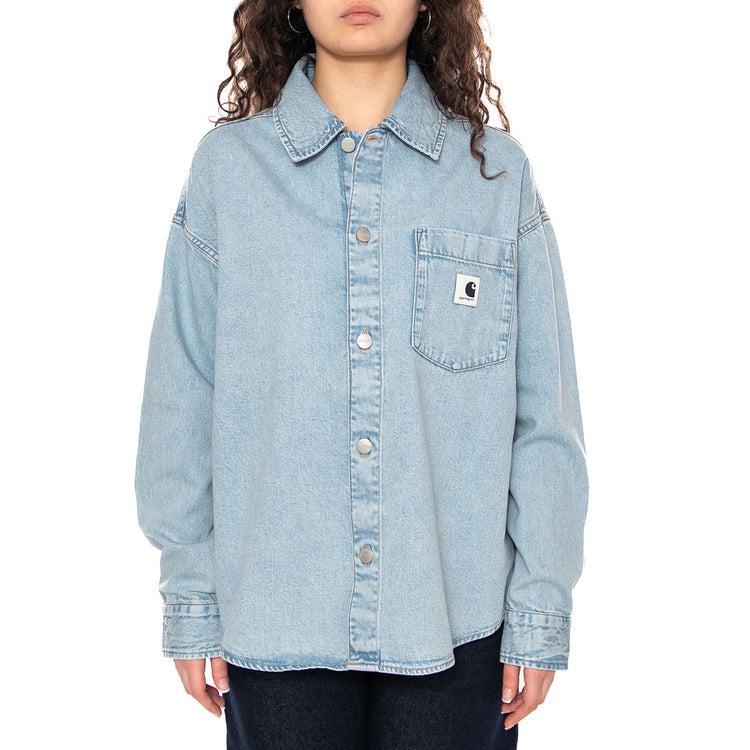 W' Alta Shirt Jacket Blue - Camicia Donna Blu I036232 0112 CARHARTT WIP 