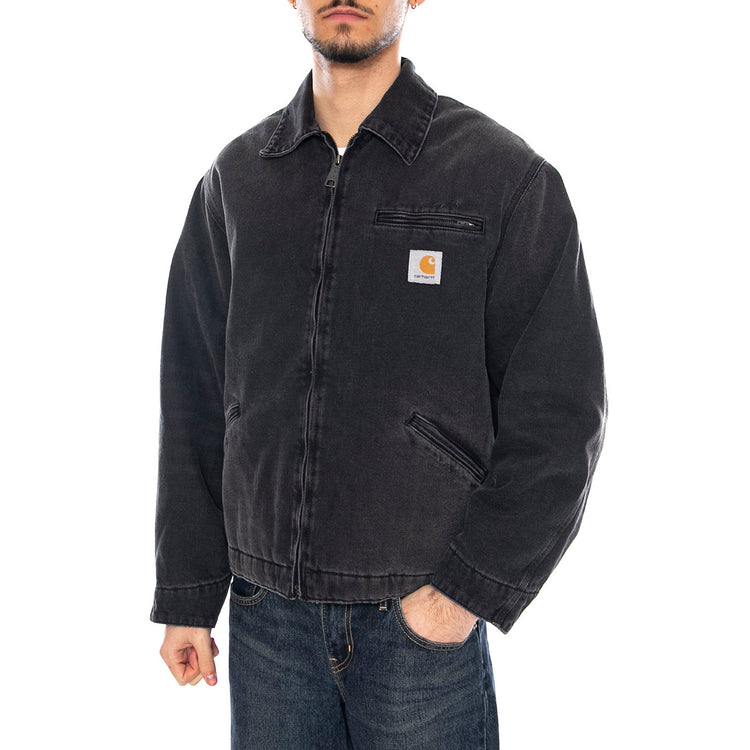 OG Detroit Jacket - Giacca Uomo Nera I036259 89B7 CARHARTT WIP 