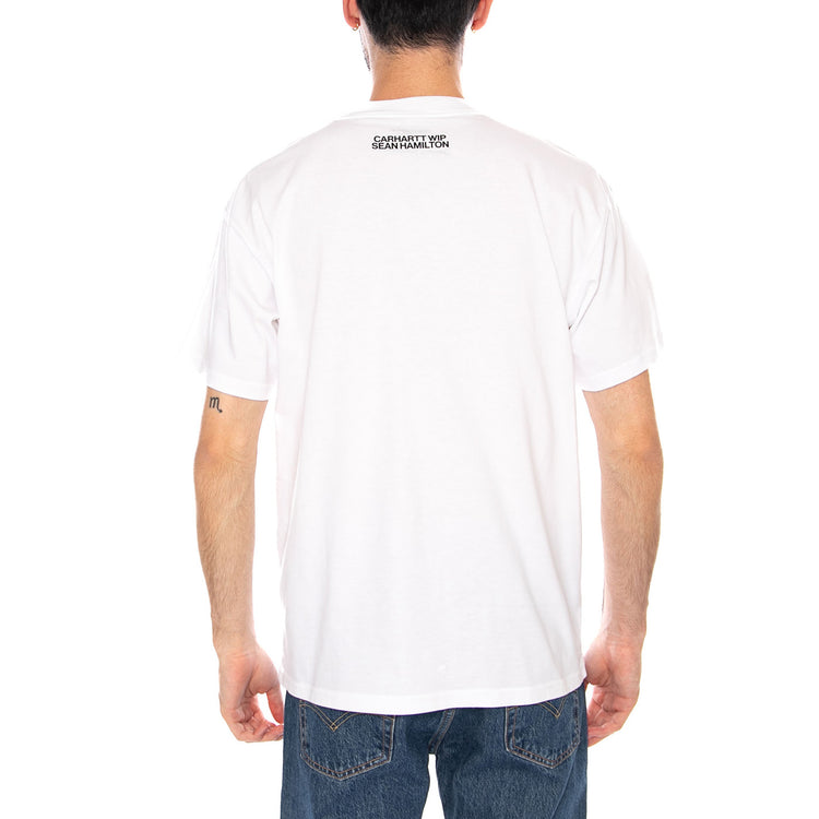 S/S SEAN HAMILTON 02 T-SHIRT - Maglietta Girocollo Uomo Bianca I036269 02XX CARHARTT WIP 