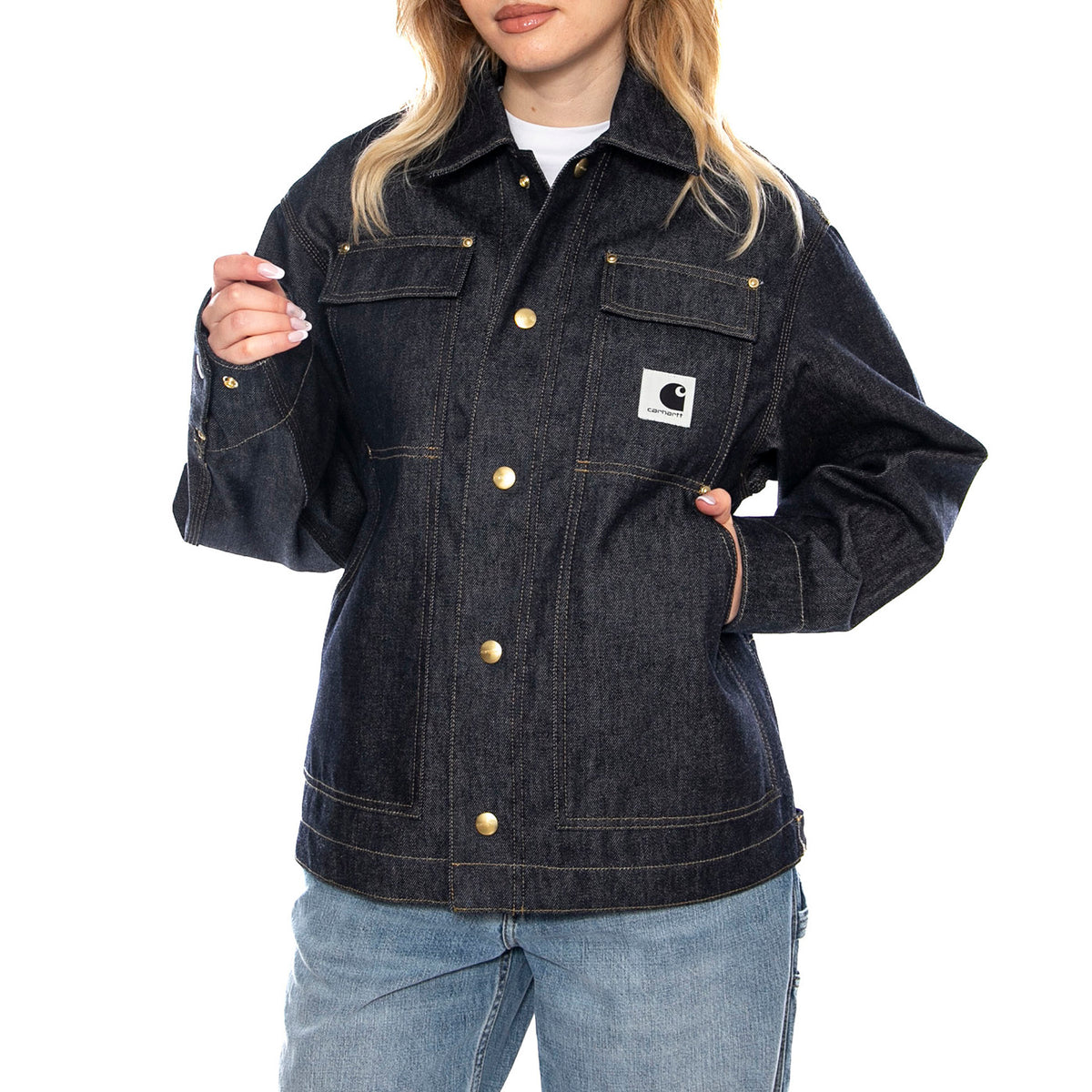 W' OG Arctic Jacket - Giacca Donna Blu I036316 101 CARHARTT WIP 