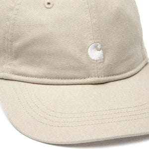 Madison Logo Cap Stone / White - Cappellino Beige I036730 3M7XX CARHARTT WIP 