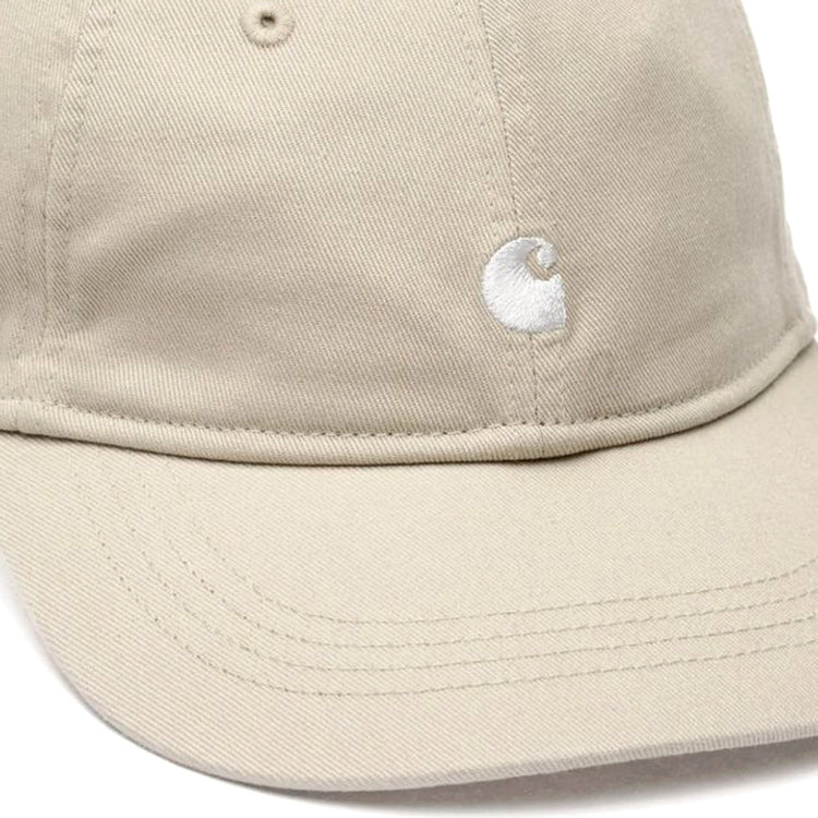 Madison Logo Cap Stone / White - Cappellino Beige I036730 3M7XX CARHARTT WIP 