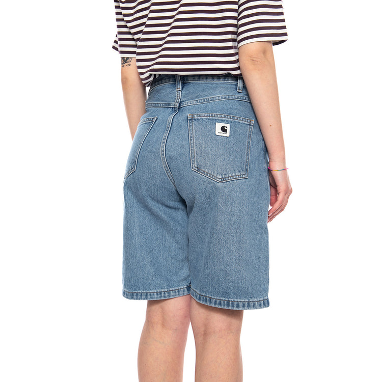 W' Brandon Short Blue - Pantaloncini Donna Blu I037021 0112 CARHARTT WIP 