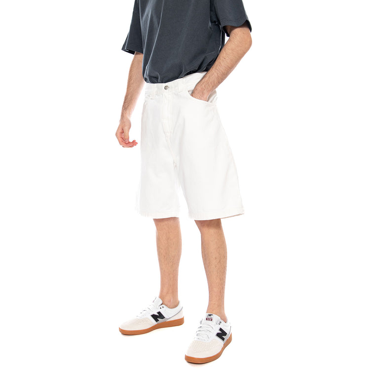 Brandon Short White - Bermuda Uomo Bianchi I037161 0202 CARHARTT WIP 