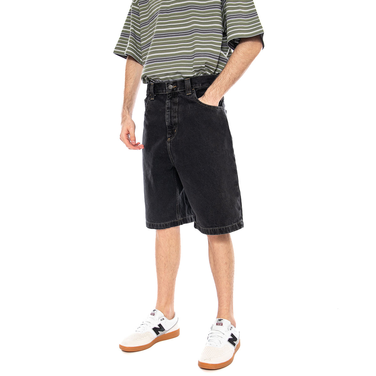 Brandon Short Black - Bermuda Uomo Neri I037161 8906 CARHARTT WIP 