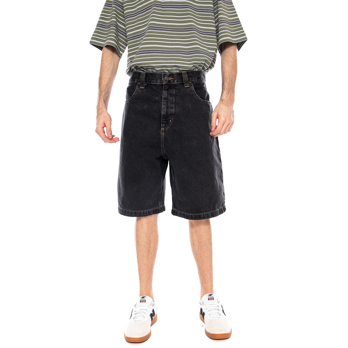 Brandon Short Black - Bermuda Uomo Neri I037161 8906 CARHARTT WIP 