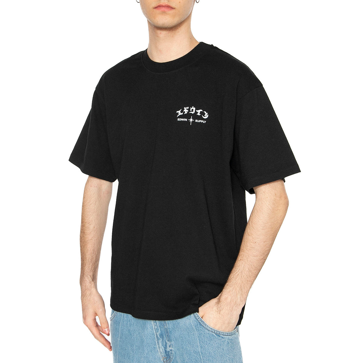 High Life Low Levels Chest TS - Maglietta Girocollo Uomo Nera I035025.89.67. 89,67 EDWIN 