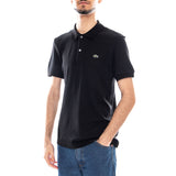 Polo Uomo Nera Lacoste - Maglietta Manica Corta con Logo  Uomo LACOSTE