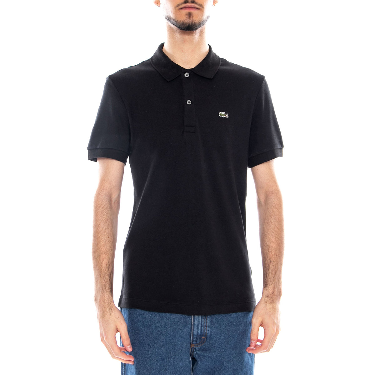 Polo Uomo Nera Lacoste - Maglietta Manica Corta con Logo DH2050 031 LACOSTE 