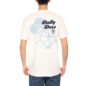 DAILY DOSE TEE NATURAL - Maglietta Girocollo Uomo Bianca 112376393 WHT LEE 