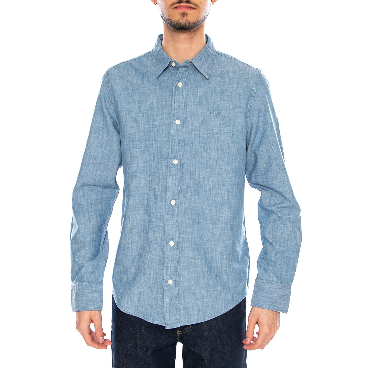 Lee Shirt Light Chambray Blue - Camicia Uomo Blu 112376561 BL LEE 
