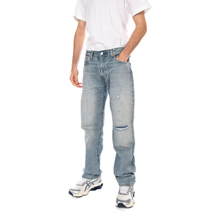 JEANS 555 TENSION DESTRUCTED - Pantaloni Denim Uomo Blu 000LO 0054 LEVIS 