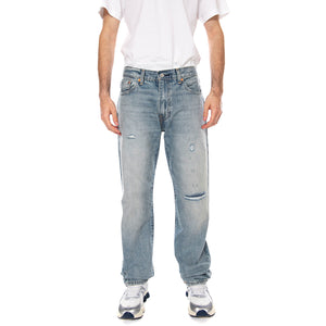 JEANS 555 TENSION DESTRUCTED - Pantaloni Denim Uomo Blu 000LO 0054 LEVIS 