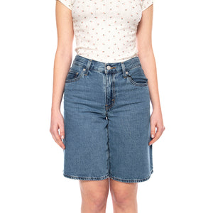 Baggy Dad Jort - We Did It - Shorts Donna Blu 000MJ 0016 LEVIS 