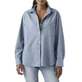 HARLIE BOYFRIEND SHIRT GOOD DAZE - Camicia Donna Azzurra  Donna LEVIS