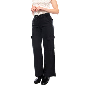 Baggy Dad Cargo - Drapey Caviar GD Black - Pantaloni Cargo Donna Neri 003IN 0003 LEVIS 