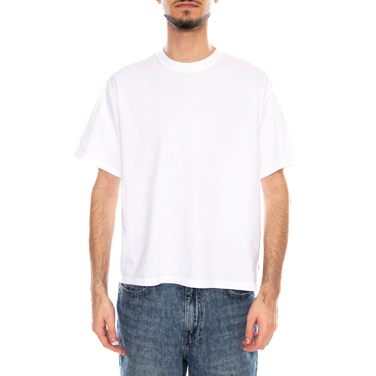 Boxy SS Tee - Garment Dye Jet Black - Maglietta Girocollo Uomo Bianca 0049F 0001 LEVIS 