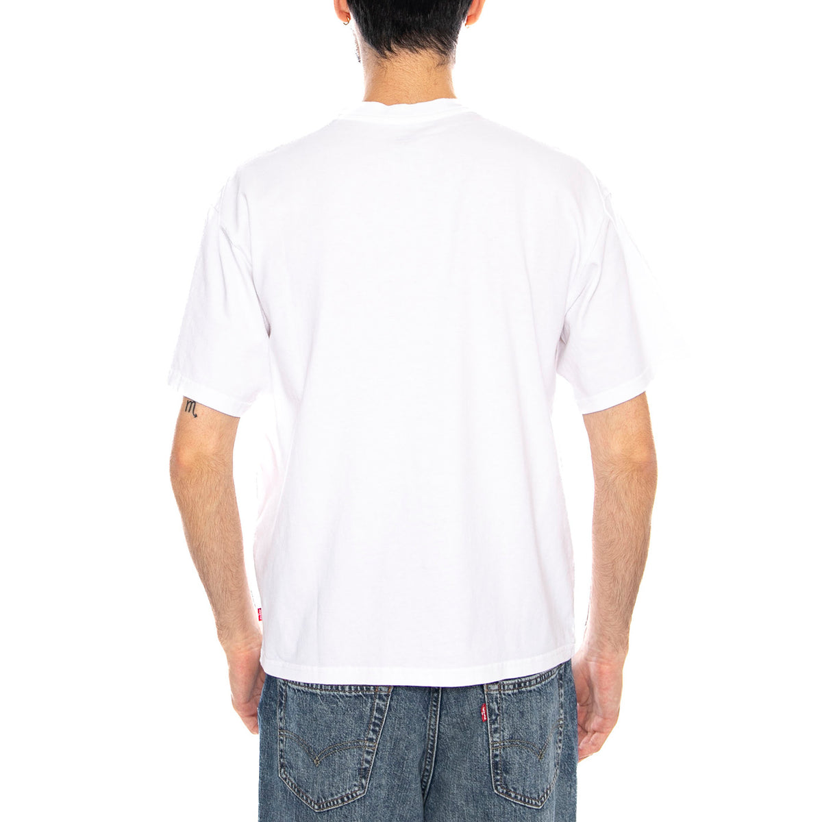Boxy SS Tee - Garment Dye Jet Black - Maglietta Girocollo Uomo Bianca 0049F 0001 LEVIS 