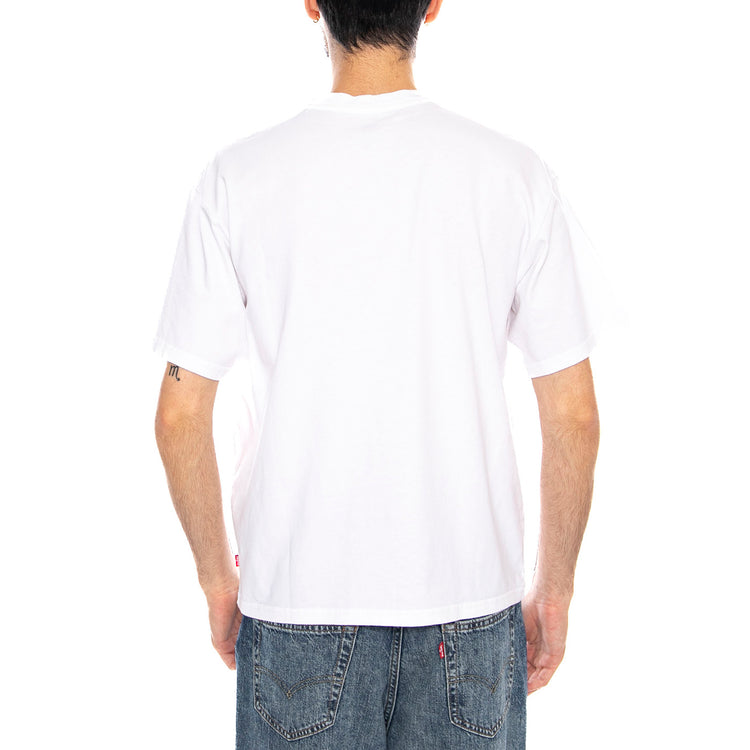 Boxy SS Tee - Garment Dye Jet Black - Maglietta Girocollo Uomo Bianca 0049F 0001 LEVIS 