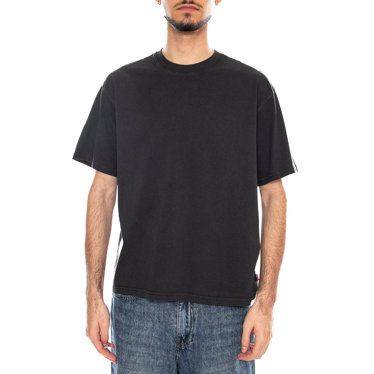 Boxy SS Tee - Garment Dye Jet Black - Maglietta Girocollo Uomo Nera 0049F 0025 LEVIS 