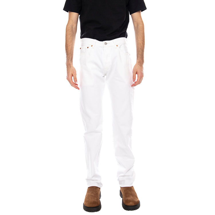 501® Levi's® Original - Chill White - Denim Jeans Uomo Bianchi 00501 3853 LEVIS 