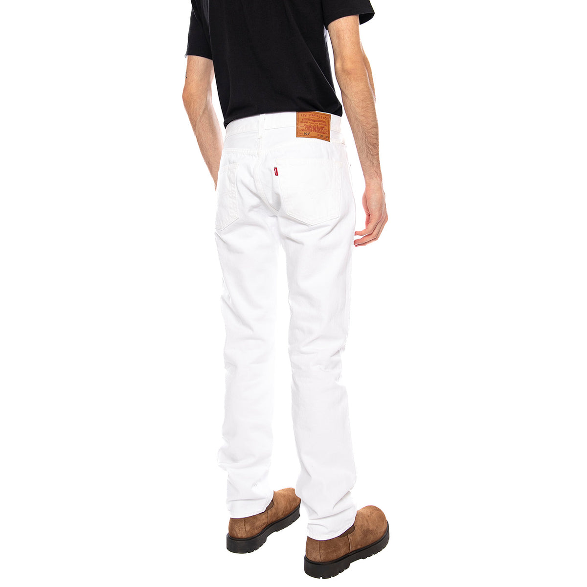 501® Levi's® Original - Chill White - Denim Jeans Uomo Bianchi 00501 3853 LEVIS 