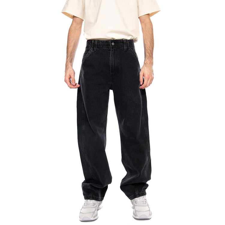 Baggy Barrel - Forget Me Nots - Pantaloni Denim Jeans Uomo Neri 0057O 0003 LEVIS 