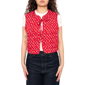 Rue Liner Vest - Angela Daisy Urban Red - Gilet Donna Rosso 005AT 0000 LEVIS 