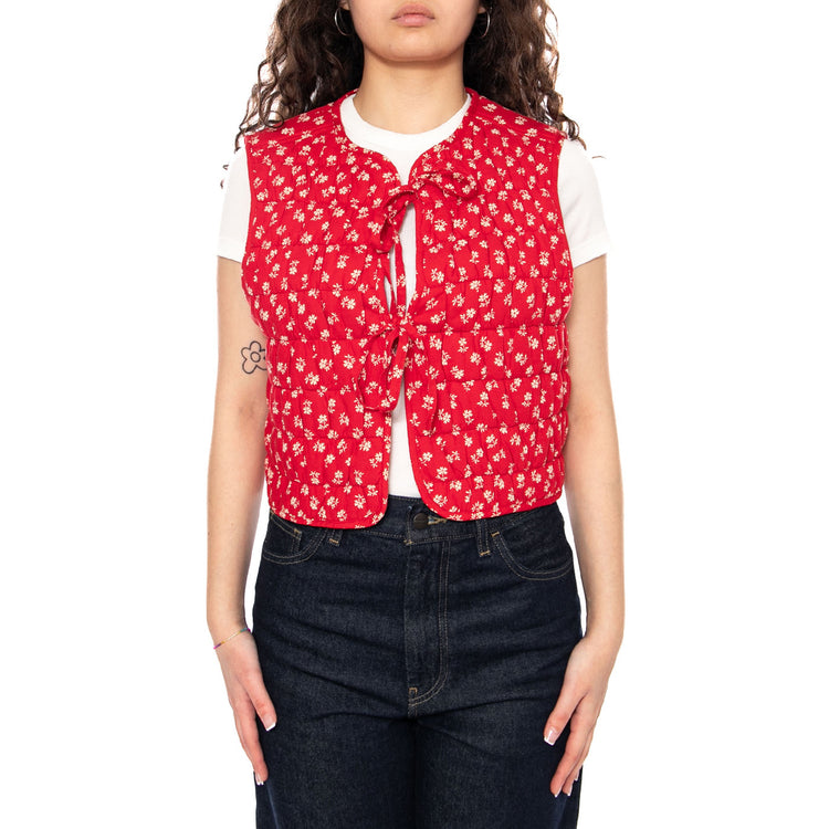 Rue Liner Vest - Angela Daisy Urban Red - Gilet Donna Rosso 005AT 0000 LEVIS 