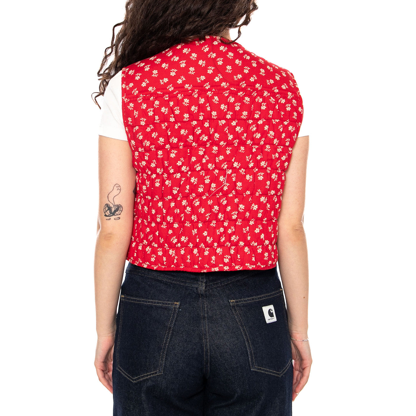Rue Liner Vest - Angela Daisy Urban Red - Gilet Donna Rosso 005AT 0000 LEVIS 