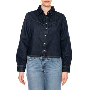 Logan Tencel Shacket - Tencel Dark Nights - Giacca Donna Denim Blu 005DW 0000 LEVIS 