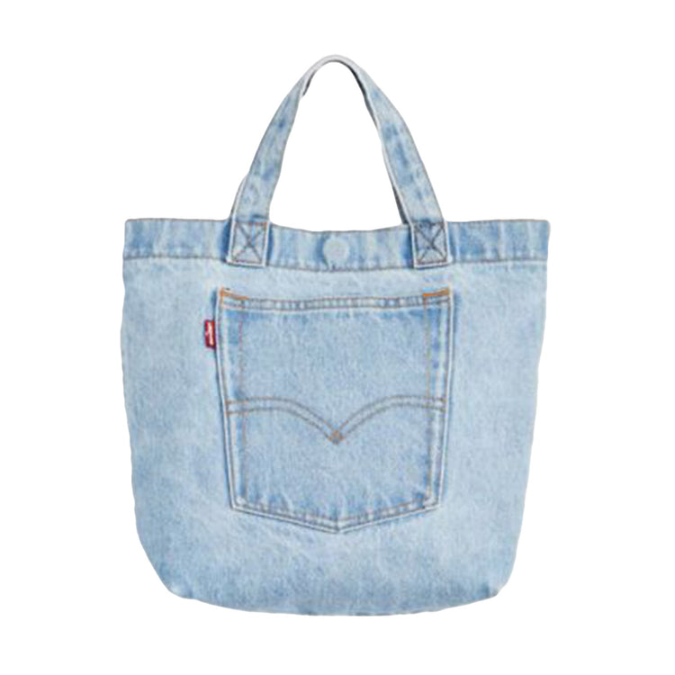 MINI TOTE OCEAN INDIGO WASH - Borsa Tote Denim Jeans Blu 005FW-0003 OIW LEVIS 