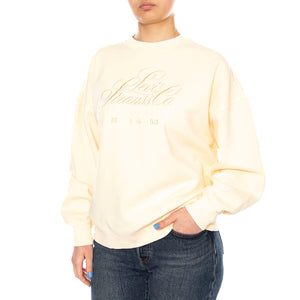 GRAPHIC VINTAGE OVERSIZED CREWNECK SWEATSHIRT YELLOW - Felpa Girocollo Donna Gialla 005GT 0012 LEVIS 