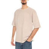 LEVIS Herren-T-Shirt, schweres Material, locker geschnitten – Farbe: Pumice Stone – Rundhalsausschnitt, Beige